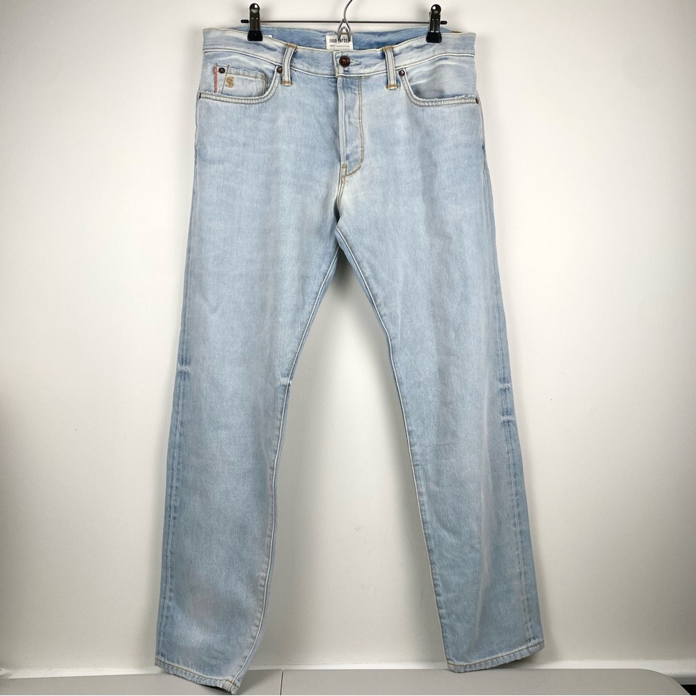 Todd Snyder Slim Fit Selvedge Jean Men’s 32x30 Light Wash Denim Button Fly SA